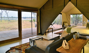 Nogatsaa Pans Chobe Lodge: Family Luxury Tent