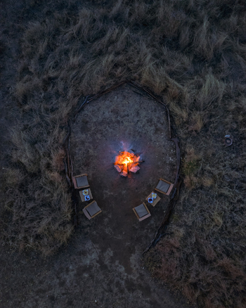 Olkeri Camp: Lagerfeuer