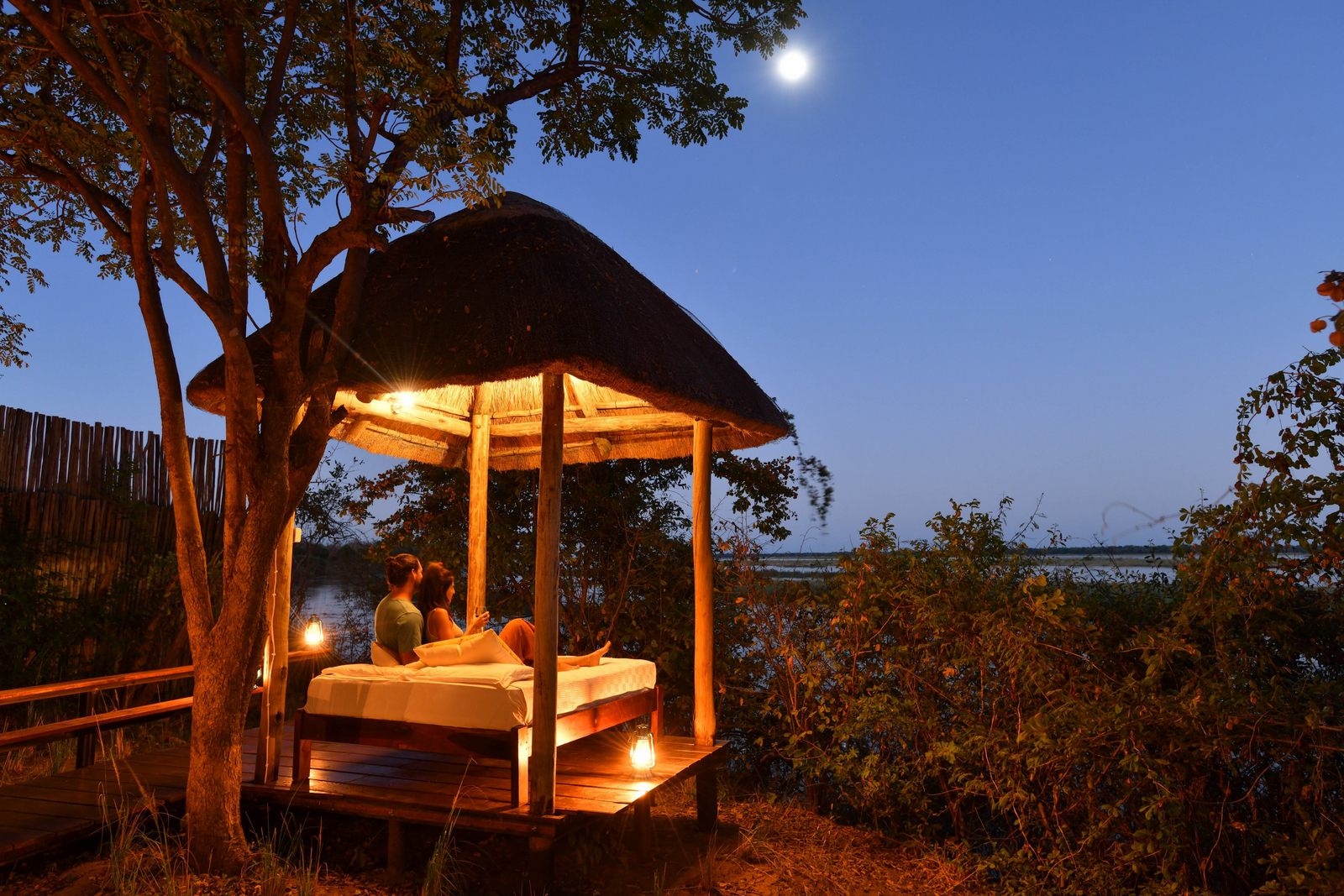 Royal Zambezi Lodge Royal Zambezi Lodge: Vollmond