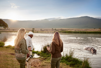 Sanctuary Ngorongoro Crater Camp: Hippo