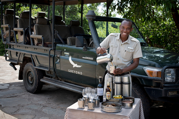 andBeyond Lake Manyara Tree Lodge: Kaffeepause