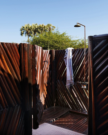 Camp Kalahari: Außendusche