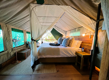 Kala Camp: Gästezelt - Doppelbett