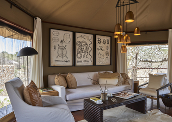 Legendary Mwiba Lodge: Private Lounge