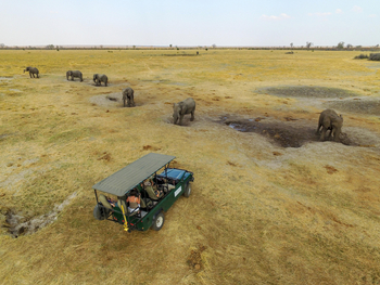 Nehimba Lodge: Game Drive Luftbild