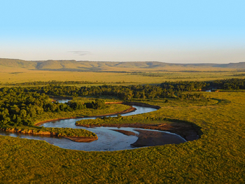 Serengeti Mara River Camp: Maasai River im Maasai National Park