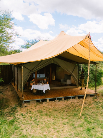 Asanja Siri Bustani Grumeti Camp: Gästezelt