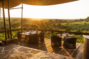 Elewana Serengeti Migration Camp: Blick auf die Landschaft