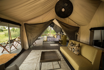 Gomoti Plains Camp: Gästezelte