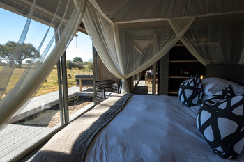 Linkwasha Camp Linkwasha Camp: Blick aus einem Gästezelt