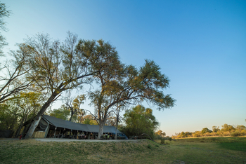 Machaba Camp: Hauptzelt Panorama