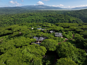 Ngorongoro Lion's Paw: Luftbild