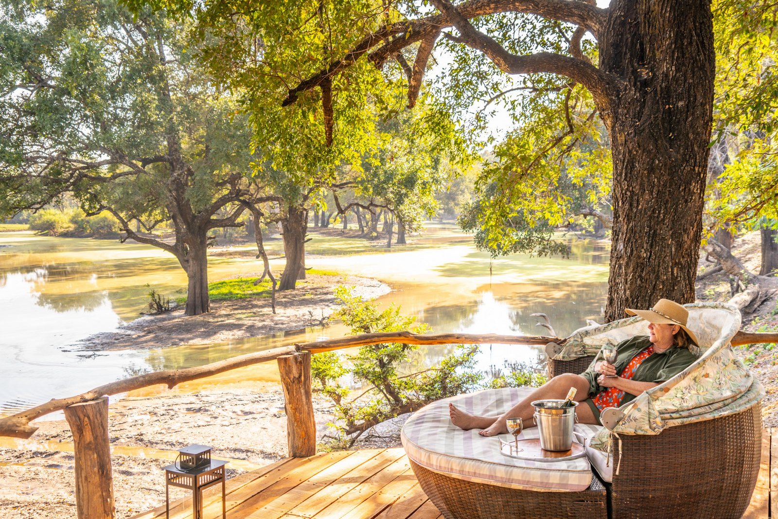 Painted Dogs Lagoon Camp Painted Dogs Lagoon Camp: Tagesbett