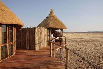 Sossus Dune Lodge Sossus Dune Lodge: Private Veranda mit Gazebo