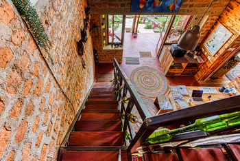 Chameleon Hill Forest Lodge: Rezeption von oben