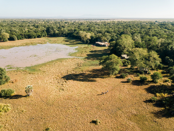 Chicari Camp: Luftbild