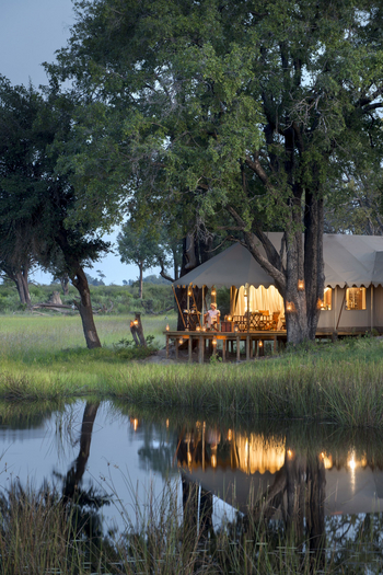 Duba Explorers Camp: Beleuchtetes Zelt