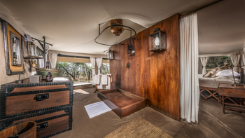 Elewana Serengeti Pioneer Camp: Gästebad