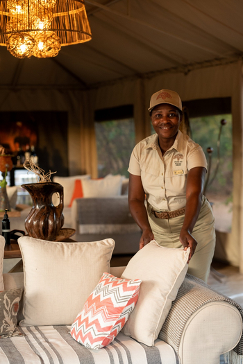 Ingwe Pan Camp: Housekeeper Alice