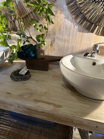 MmaTsebe Tented Camp: Gästebad