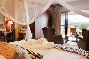 Old Traders Lodge: Blick zum Fenster