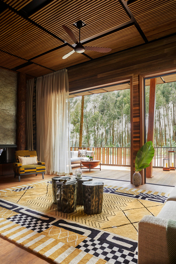 One and Only Gorilla's Nest: Ingagi Suite Interior Wohnzimmer