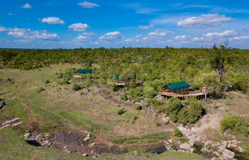 Deteema Springs Camp: Luftbild