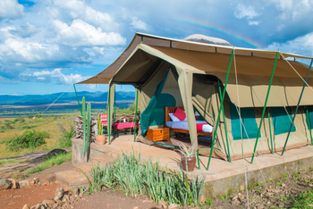 Kidepo Savannah Lodge: Safarizelt Meru-style