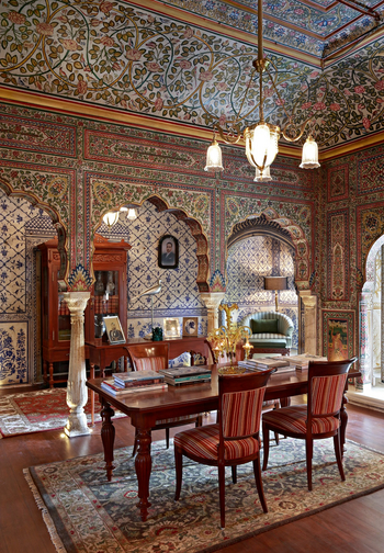 Samode Haveli: Wohnzimmer