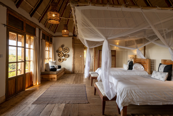 Volcanoes Kyambura Gorge Lodge: Einzelbetten