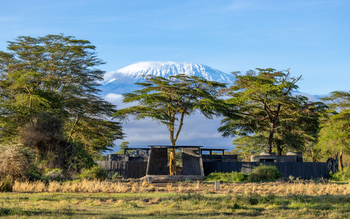 Angama Amboseli: Eingang zum Pool