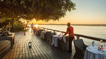 Chobe Game Lodge: Vorbereitungen fürs Dinner