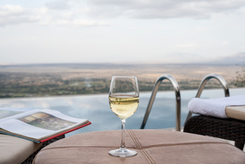 Lake Manyara Kilimamoja Lodge: Ausblick vom Pool