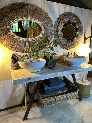 MmaTsebe Tented Camp: Gästebad