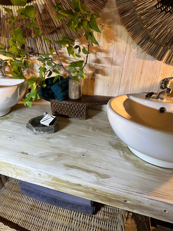 MmaTsebe Tented Camp: Gästebad