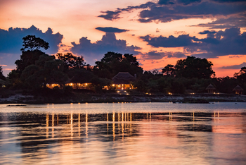 Mpala Jena Camp: Blick vom Fluss