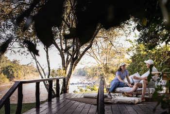 Ngare Serian Camp: Lounge auf der Veranda