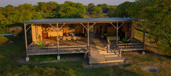 Shoebill Island Camp Shoebill Island Camp: Morgensonne