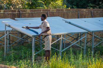 Tena Tena Camp Tena Tena Camp: Solarpanelen