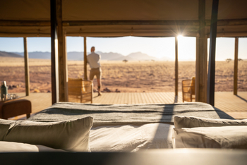 Wolwedans Plains Camp: Blick vom Bett