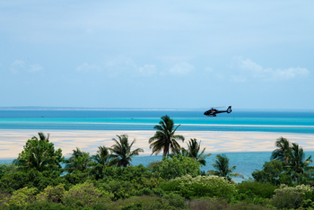 andBeyond Benguerra Island: Heli für Transferflüge