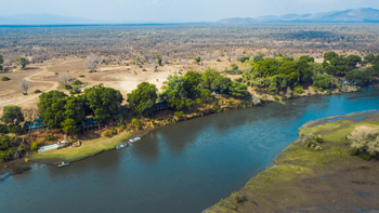 Amanzi Camp: Luftbild