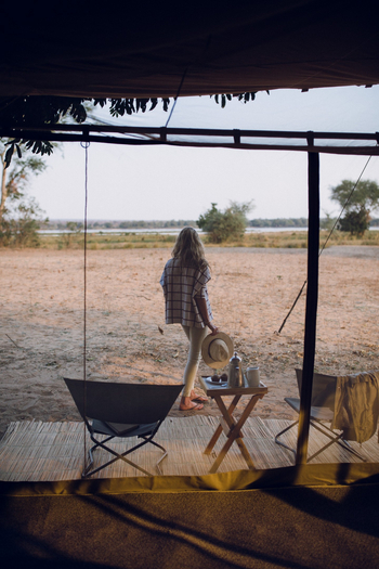 Chula Island Camp Chula Island Camp: Blick zum Sambesi