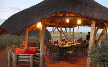 Kalahari Red Dunes Lodge: Speisebereich