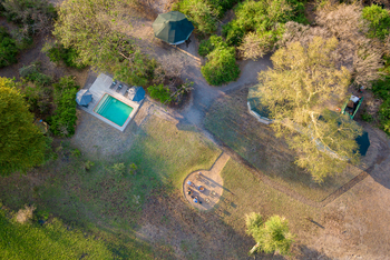 Kuthengo Camp: Luftbild