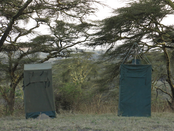 Lake Natron Camp: Bush Toilet