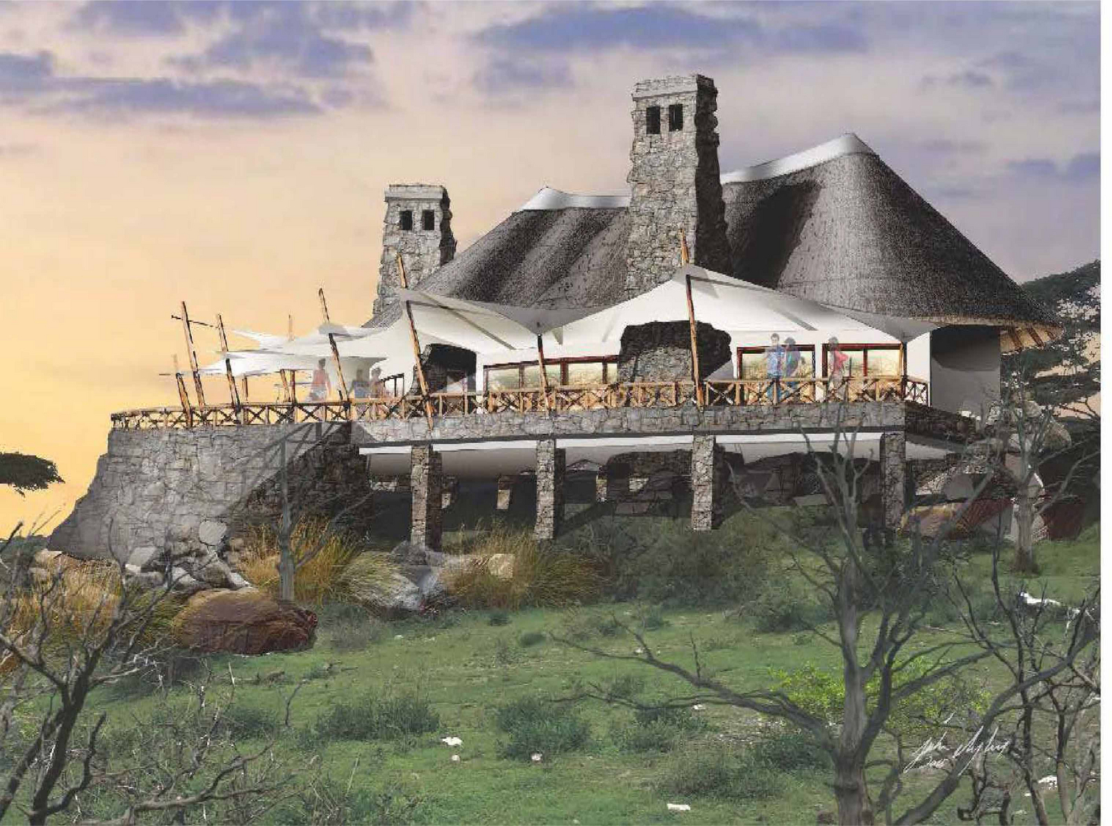 Serengeti Lake Magadi Lodge Serengeti Lake Magadi Lodge: Architektenskizze