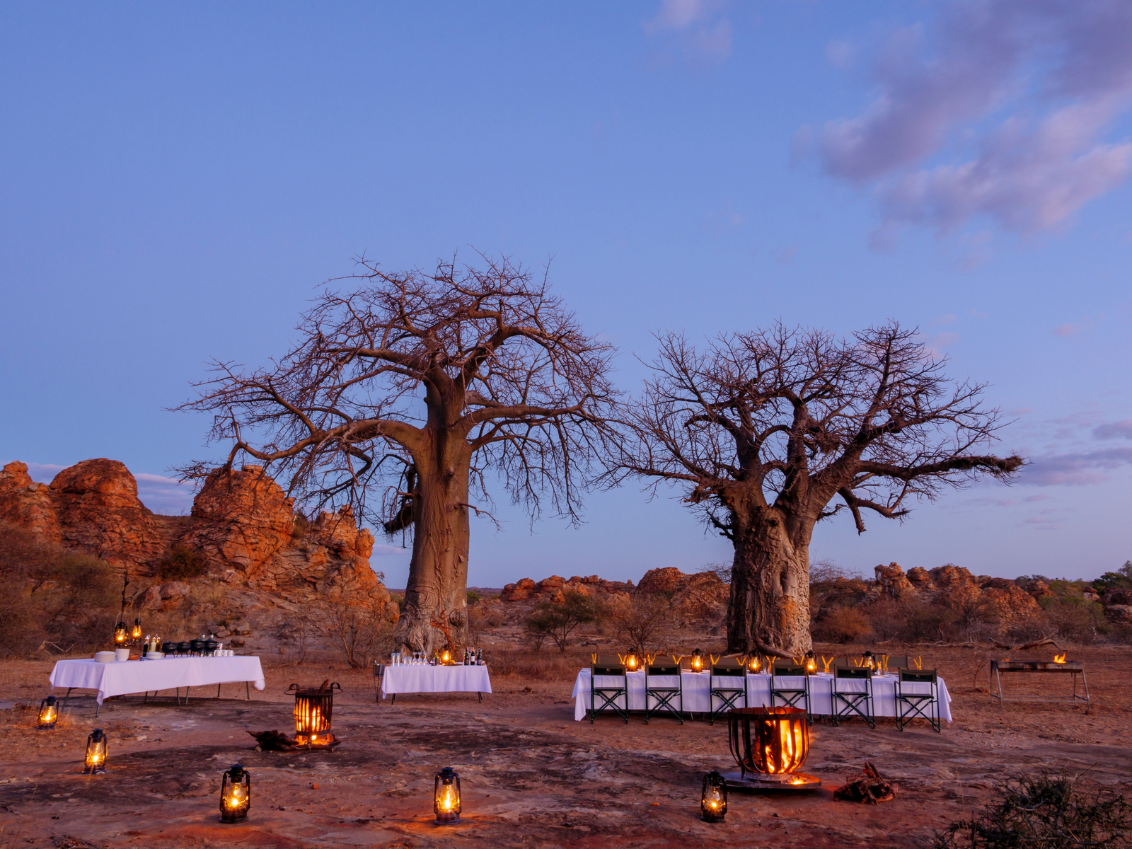 Tuli Safari Lodge Mashatu Tuli Safari Lodge Mashatu: Bush Dinner