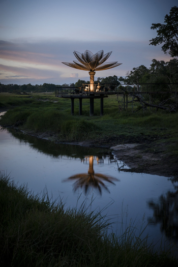 Xigera Safari Lodge Xigera Safari Lodge: Seerosendeck