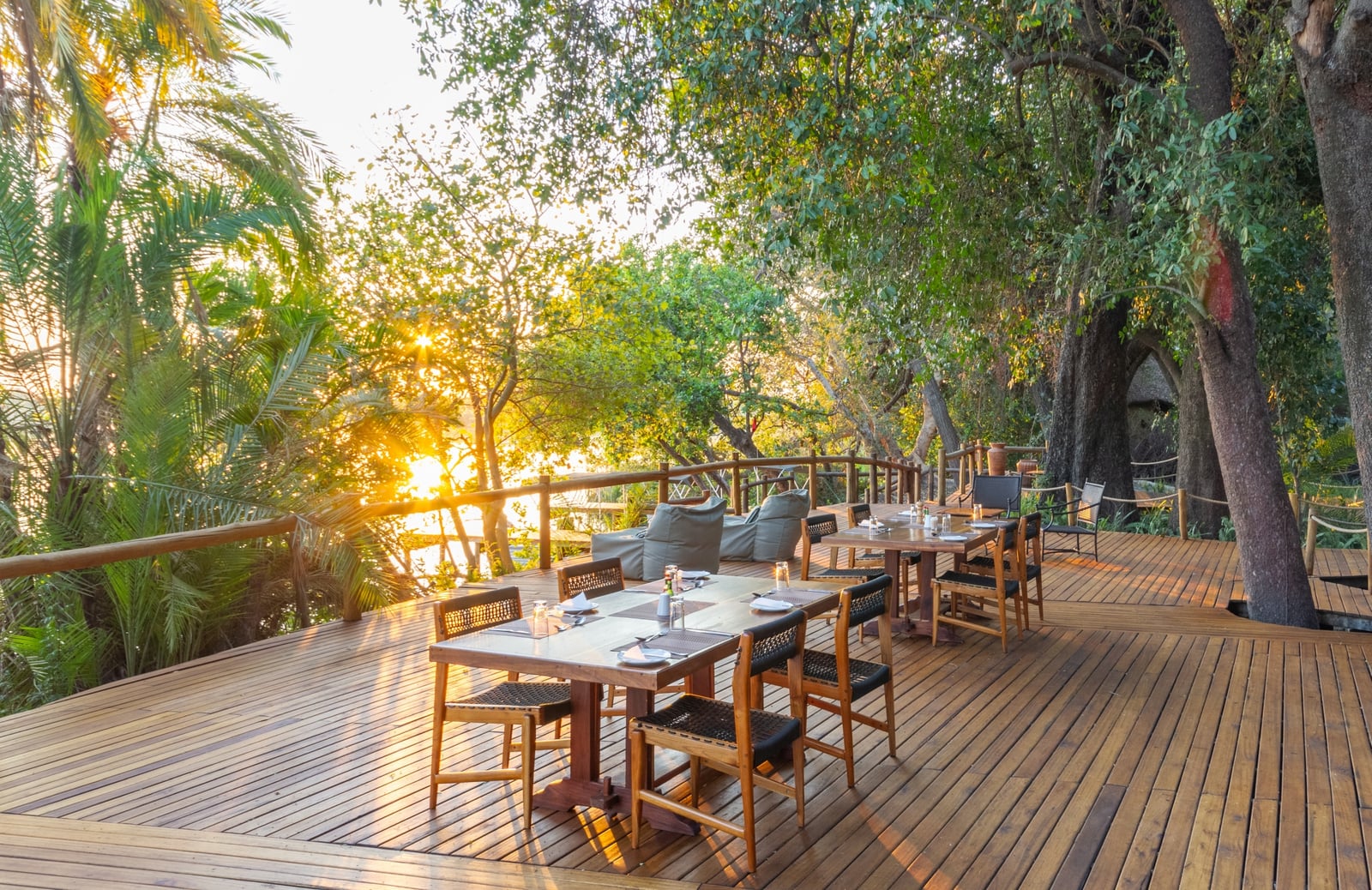 Xugana Island Lodge Xugana Island Lodge: Essbereich